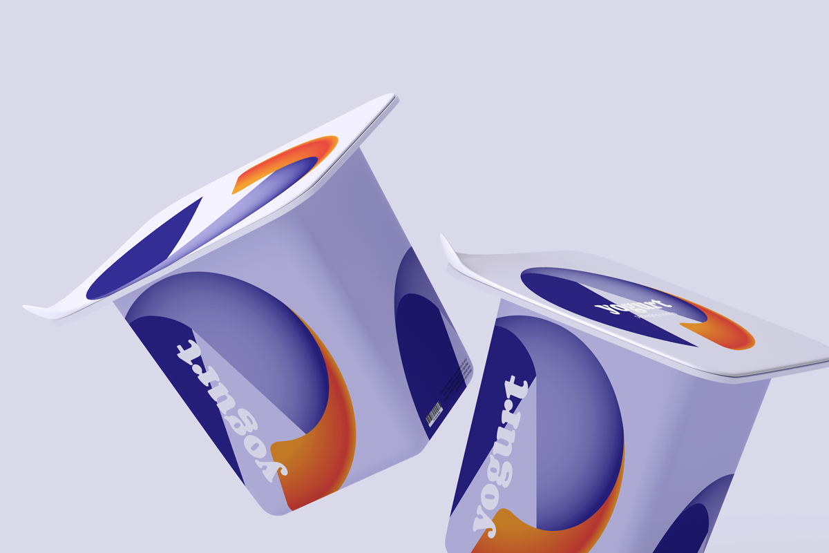 Emballage yaourt  et crème dessert